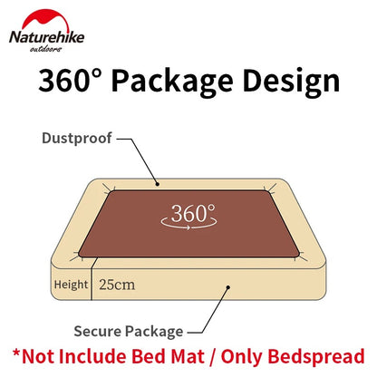 Naturehike Ultralight Soft Cotton Bedspread For Air Mattress (Double Size)