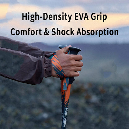 Naturehike 3-Section 24K Carbon Fiber Outdoor Telescopic Trekking Pole