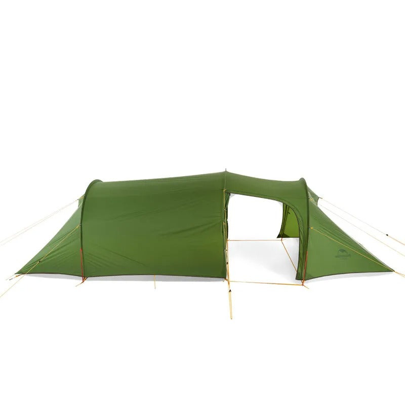 Naturehike 4-Season Opalus Tunnel 3 Person Tent with Footprint Green