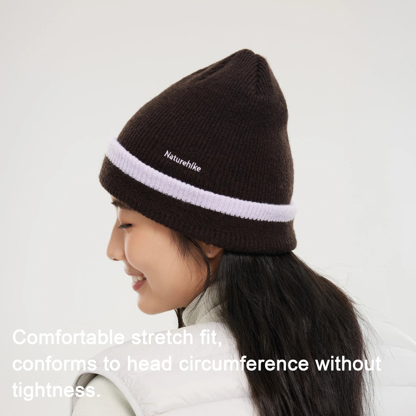 Naturehike Wide-Brimmed Wool Knitted Windproof Unisex Outdoor Winter Warm Cap