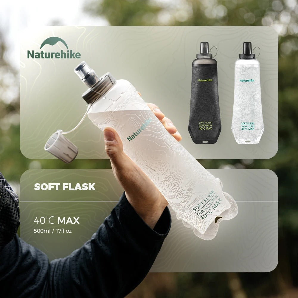 Naturehike Ultralight Soft Foldable TPU Water Bottle 500ml