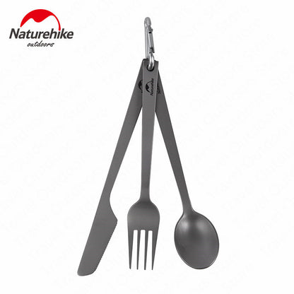 Naturehike Titanium 3 in 1 Cutlery Set