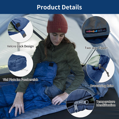 Naturehike MJ300 Cotton Mommy Sleeping Bag 4 Season