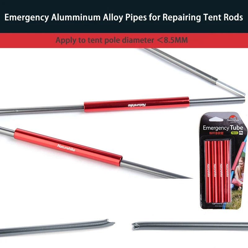 Naturehike-Emergency Tube Aluminium Pole for Tent Rod Repair Pipes