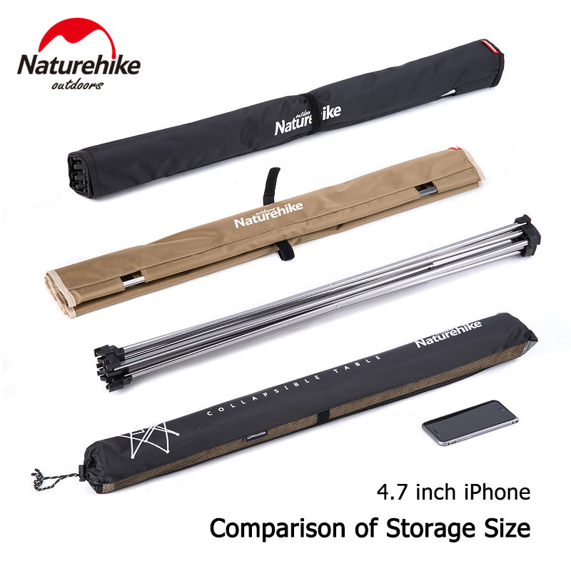 Naturehike Outdoor Portable Roll Up Foldable Table Ultralight
