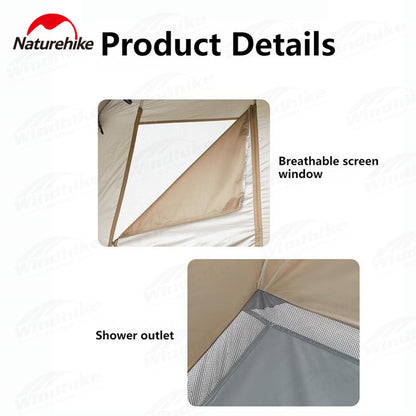 Naturehike Dry And Wet Separation Automatic Shower Tent