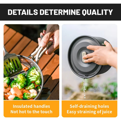 Naturehike Wild trekking Aluminium Alloy Cooking Set