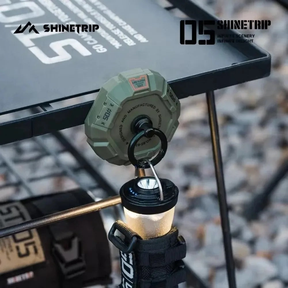 ShineTrip 05 Series Heavy-Duty Double-Sided Tactical Magnetic Mounting Hook