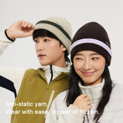 Naturehike Wide-Brimmed Wool Knitted Windproof Unisex Outdoor Winter Warm Cap
