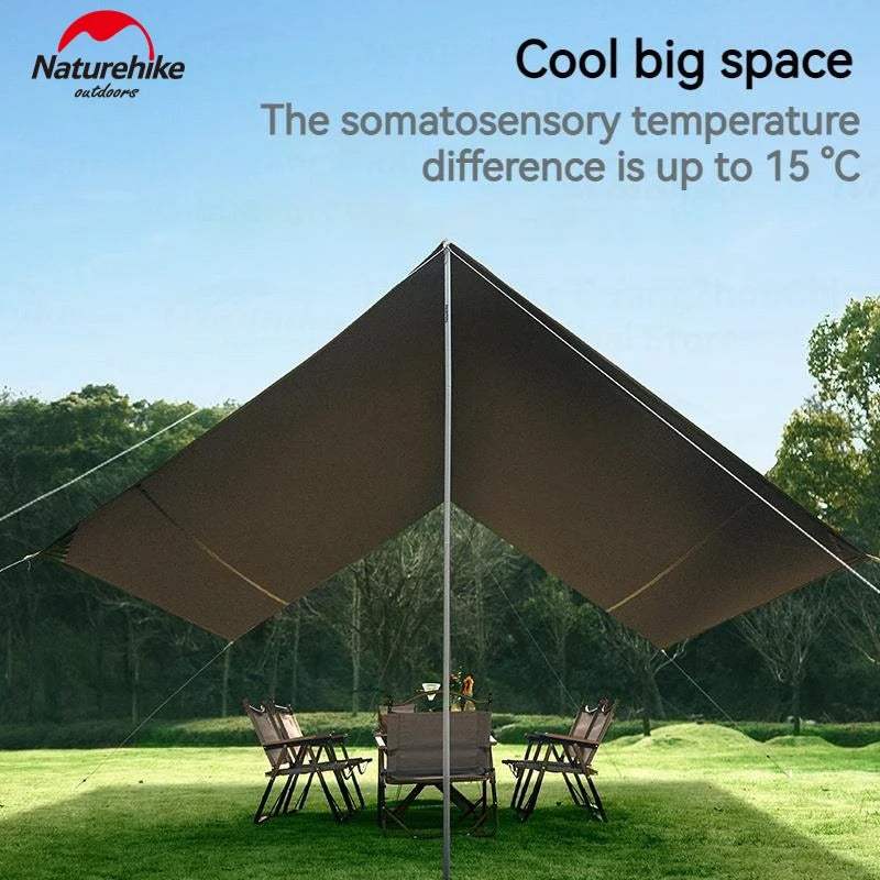 Naturehike Outdoor Cloudy Canopy Shelter Tarp Waterproof For (10-12 Persons)