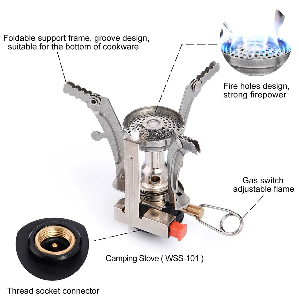 Wiesea Mini Portable Folding Gas Stove