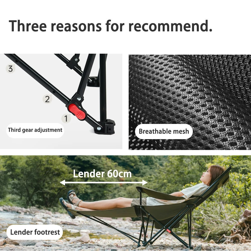 Naturehike T05 Recliner Chair with Footrest Camping Chair