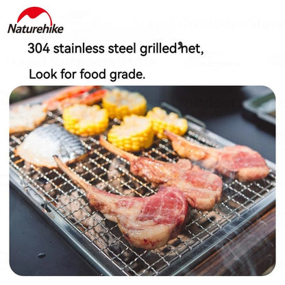 Naturehike Outdoor Stainless Steel Folding IGT Table BBQ Grill