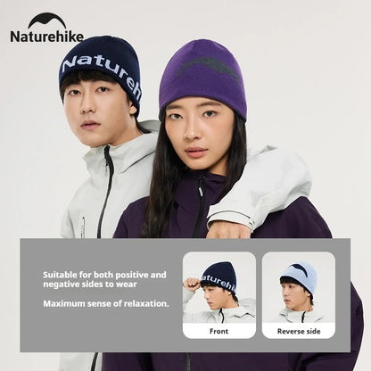 Naturehike Double-Sided Thick Merino Wool Soft Breathable Winter Warm  Knitted Hat