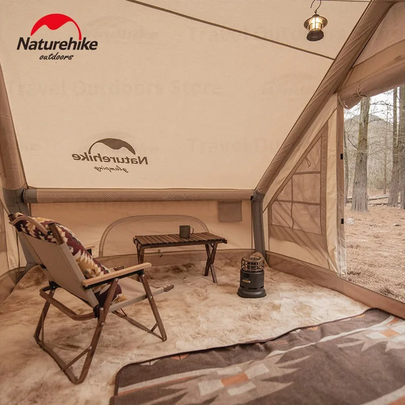 Naturehike Air 6.3 Inflatable Cotton Glamping Tent for Family Outdoor Camping