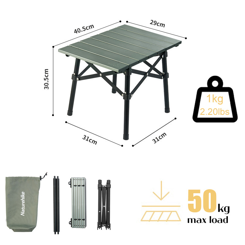 Naturehike Outdoor Portable Folding Table Green