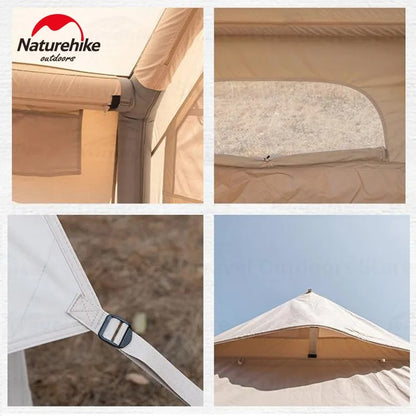 Naturehike Air 6.3 Inflatable Cotton Glamping Tent for Family Outdoor Camping