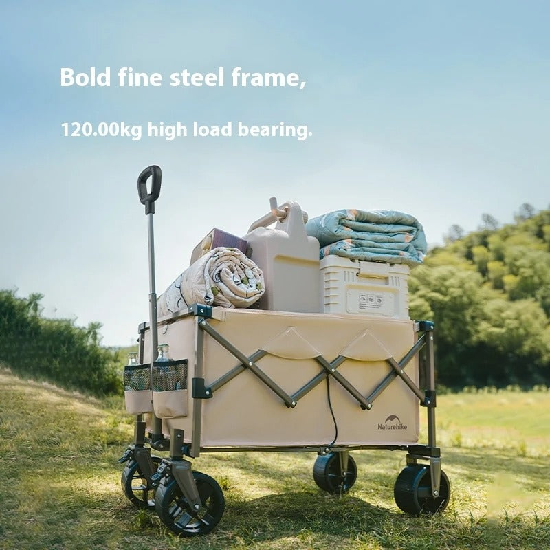 Naturehike Foldable Lightweight Camping Storage Wagon Cart