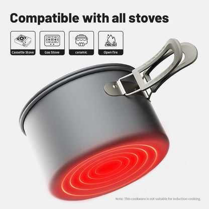 Naturehike Wild trekking Aluminium Alloy Cooking Set