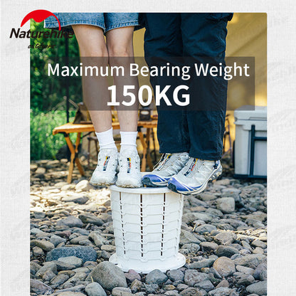 Naturehike Outdoor Mobile Folding Camping Toilet , Trash Bin Complete Kit