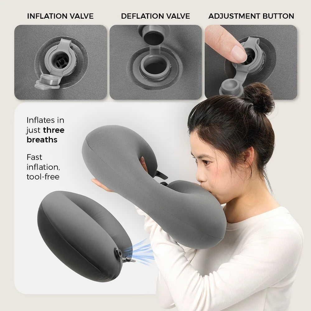 Naturehike Ultralight 51g Inflatable Compact Travel Neck Pillow