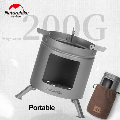 Naturehike Ultralight Titanium Mini Portable Firewood Camping Stove