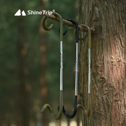 ShineTrip Pigtail Stainless Steel Camping Hanging Hook 1Pc