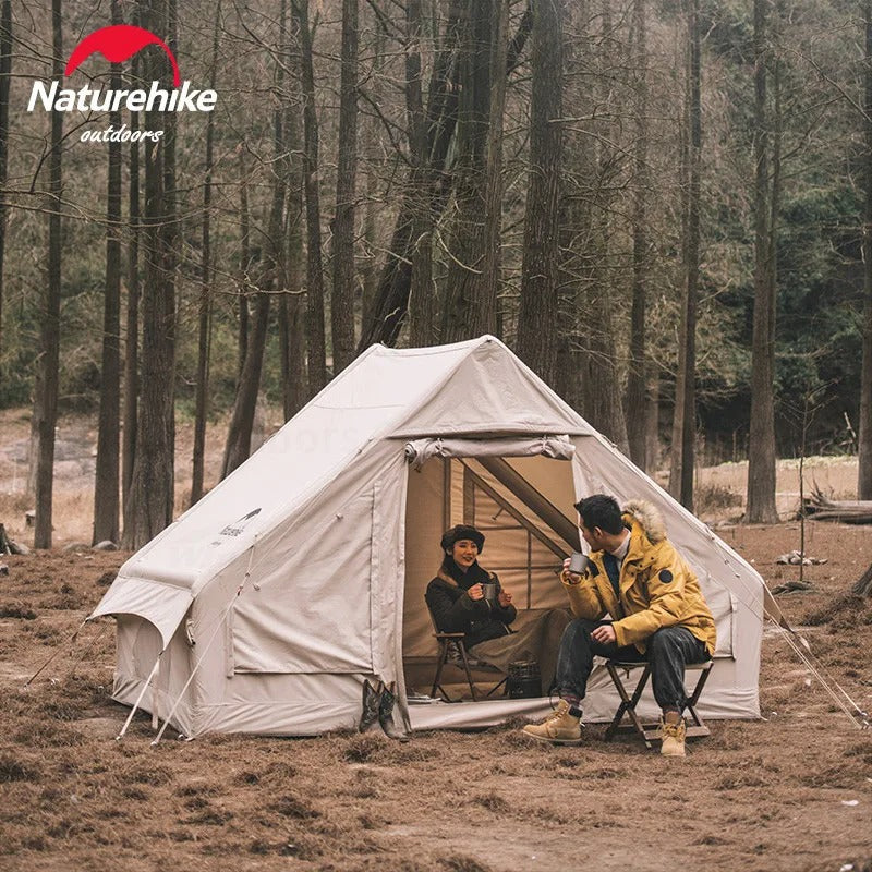 Naturehike Air 6.3 Inflatable Cotton Glamping Tent for Family Outdoor Camping