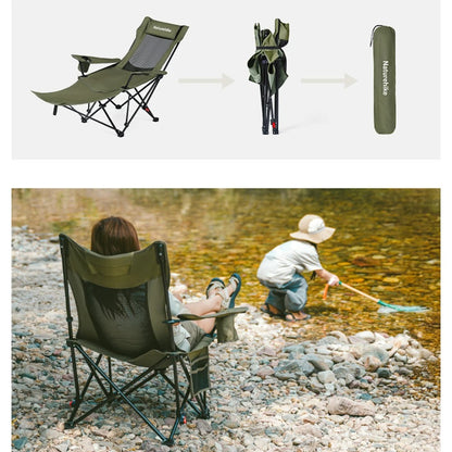 Naturehike T05 Recliner Chair with Footrest Camping Chair