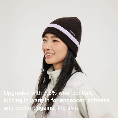 Naturehike Wide-Brimmed Wool Knitted Windproof Unisex Outdoor Winter Warm Cap