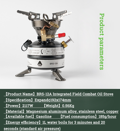 New High Altitude Camping Outdoor Multi Fuel Stove BRS-12A