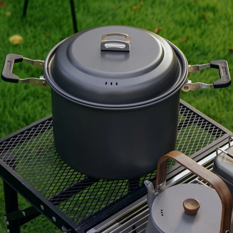 NOBANA CLS Double Grid 6L Aluminum Oxide Cooking Set