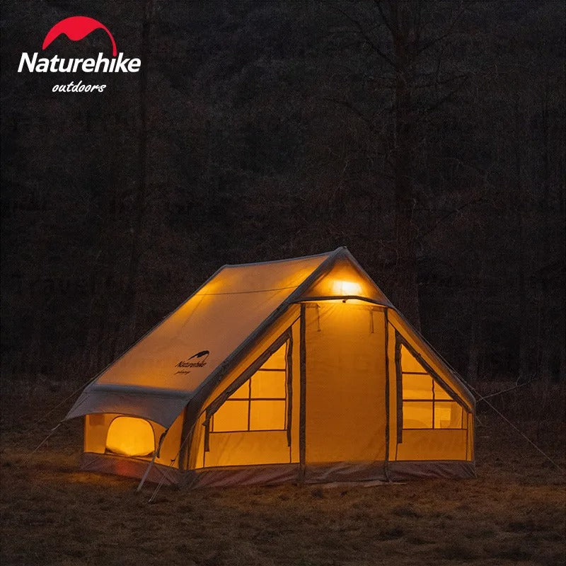 Naturehike Air 6.3 Inflatable Cotton Glamping Tent for Family Outdoor Camping