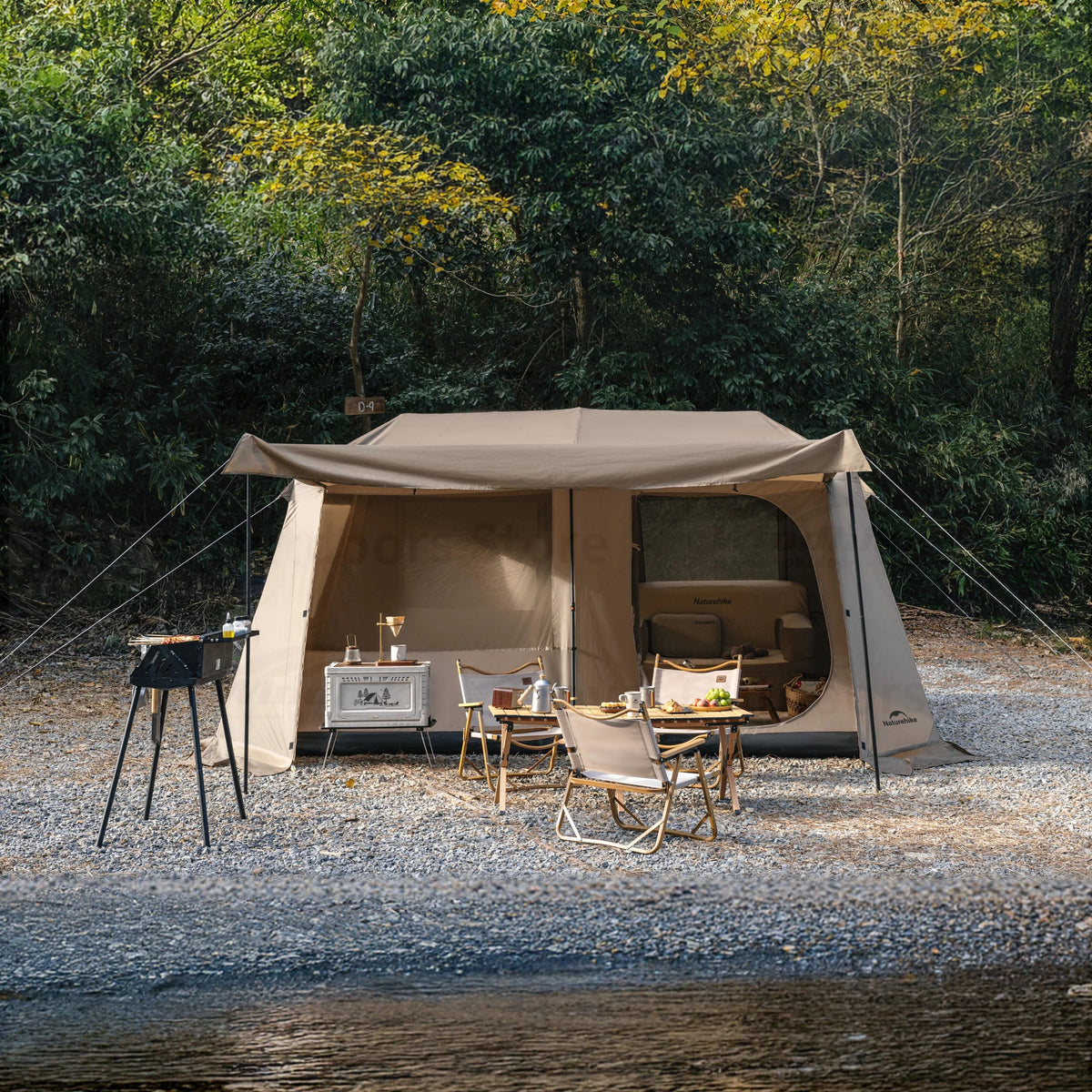 Naturehike VILLAGE 13  5-8 Person Family Camping Ridge Automatic Tent