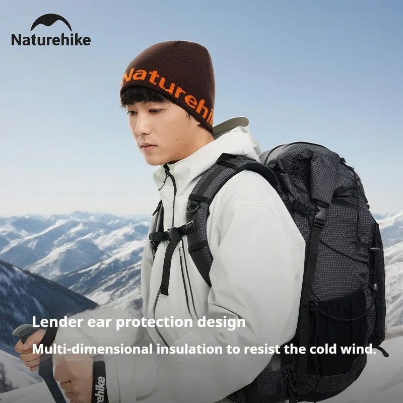 Naturehike Double-Sided Thick Merino Wool Soft Breathable Winter Warm  Knitted Hat