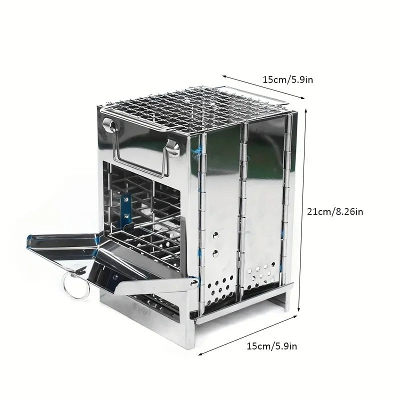 CAMPOUT camping stainless steel wood stove