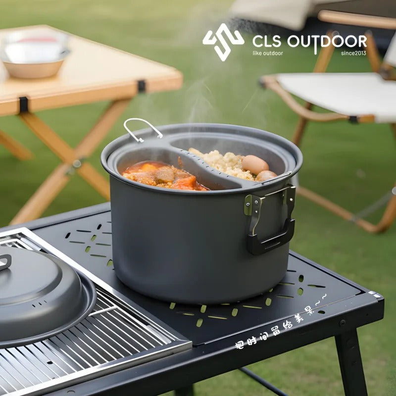 NOBANA CLS Double Grid 6L Aluminum Oxide Cooking Set