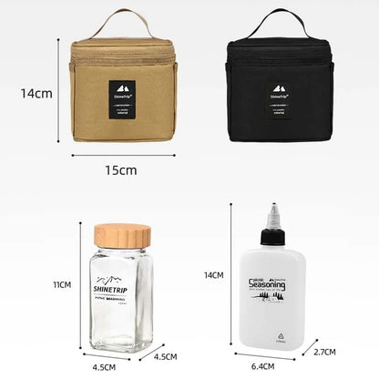 ShineTrip Outdoor Camping Picnic Seasoning Jar Set Box