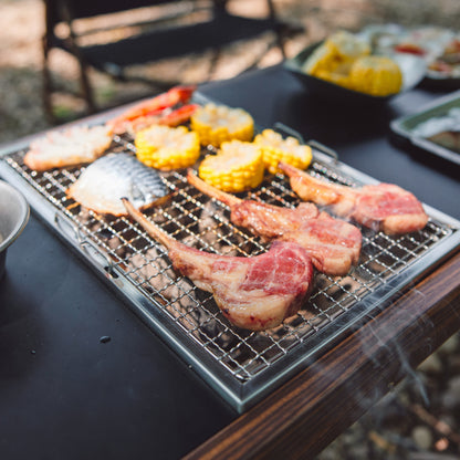 Naturehike Outdoor Stainless Steel Folding IGT Table BBQ Grill