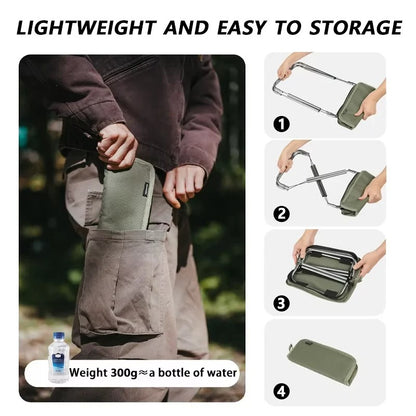 Naturehike XL01 Ultra-Light Compact Folding Stool 180kg Load