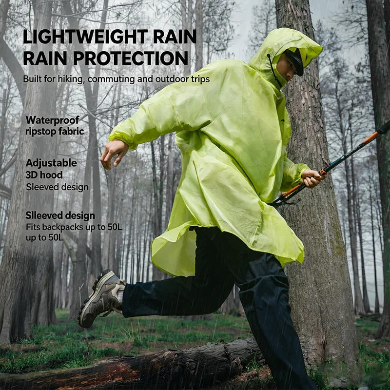 Naturehike Ultralight Heavy Rain & Windproof Outdoor Poncho