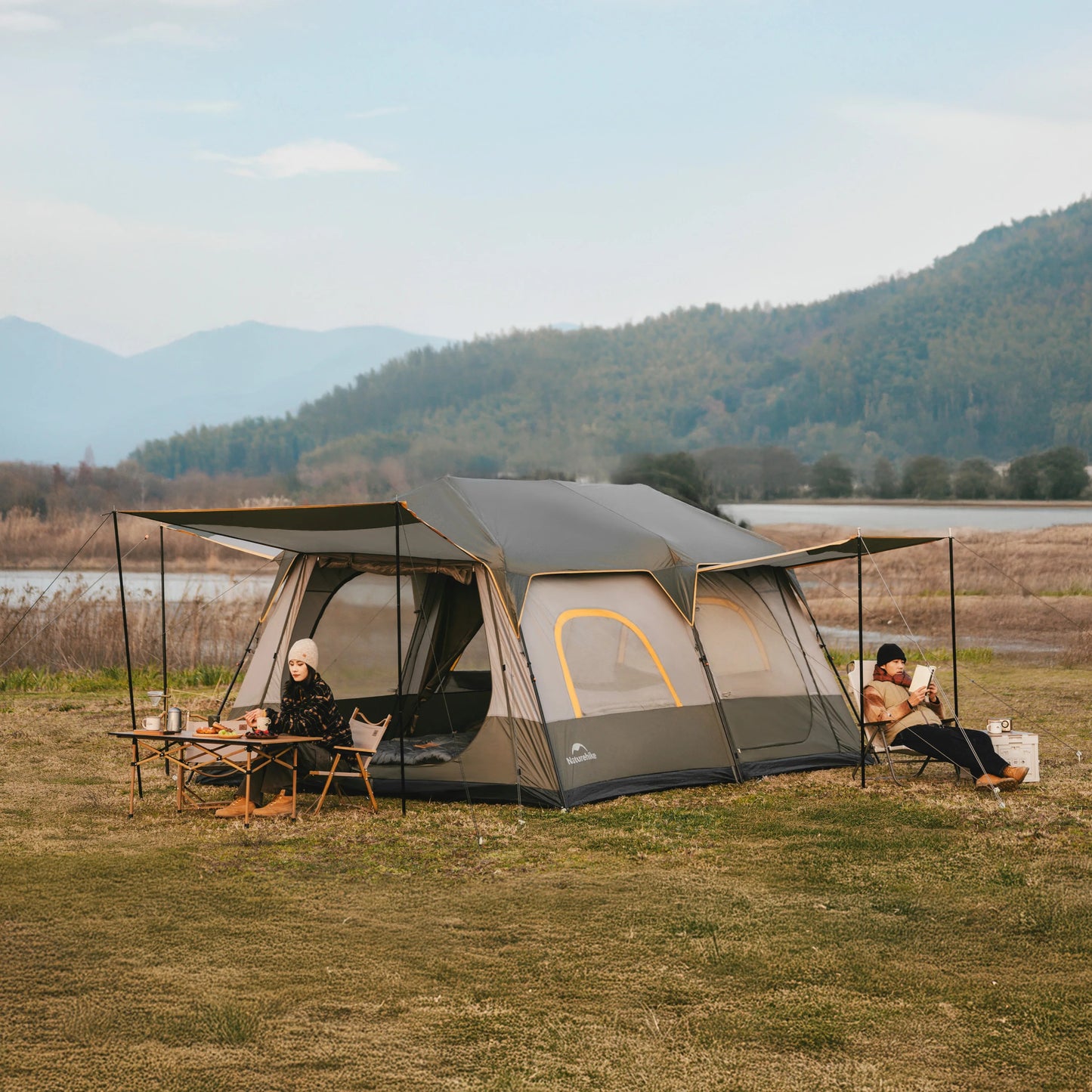 Naturehike Cape Double Layer Large Family Automatic Tent (6-8 Persons)