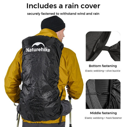 Naturehike Backpack Rock 2.0 Upgraded Ultralight Backpack