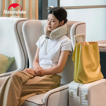 Naturehike Ergonomic U-Shaped Memory Foam Compact Travel Neck Pillow
