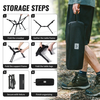 Naturehike Ultralight YL01 Portable X-Type Aluminium Alloy Camping Table