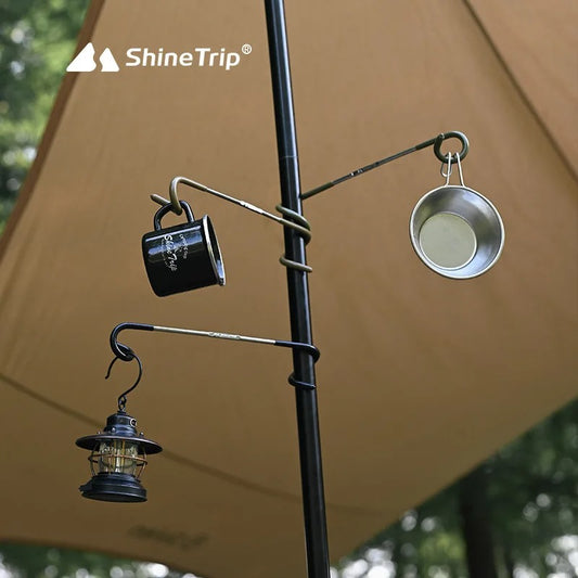 ShineTrip Pigtail Stainless Steel Camping Hanging Hook 1Pc