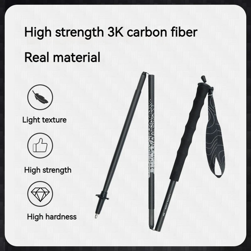Naturehike Shadow Wind Ext 3K Carbon Fiber Lightweight Trekking Pole