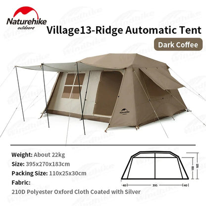 Naturehike Village-13 Ridge Automatic Tent 5-8 Persons