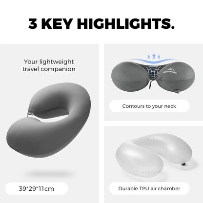 Naturehike Ultralight 51g Inflatable Compact Travel Neck Pillow