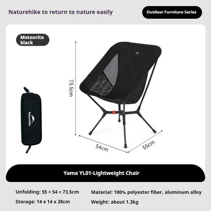 Naturehike Ultralight YL01 Folding Moon Chair With 200kg Load Capacity